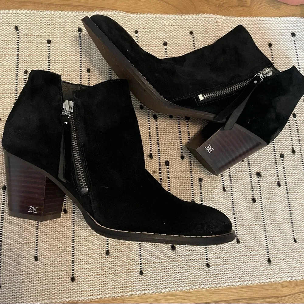 Sam Edelman Walden Booties In Black~ Size 9 1/2